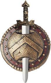 Spartan Combat Shield and Sword