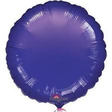18" Round Mylar - Purple