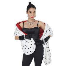 Faux Fur Dalmatian Shawl