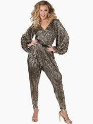 Adult costume - Gold Disco Dance Queen