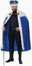 Royal Cape & Crown Set - Blue