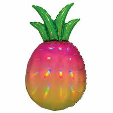 28" Supershape Mylar - Shimmery Pineapple