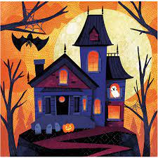 Beverage Napkins - Haunted House 16ct.