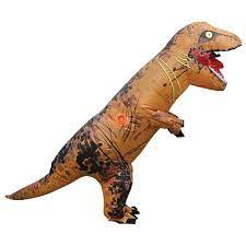 Inflatable Costume - Brown Dino