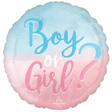 17" Boy or Girl Mylar