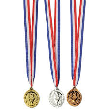 Gold, Silver, and Bronze medal 3 pack