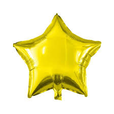 32" Jumbo Mylar - Gold Star