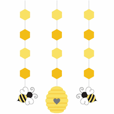 Hanging Cutouts 3ct - Bumblebee Baby