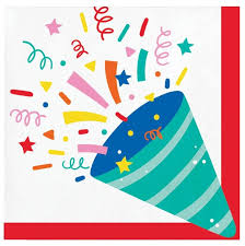 Hats of Birthday - Beverage Napkins 16ct