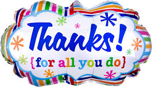 27" Jumbo Mylar - Thanks!