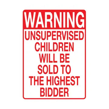 Magnet - Warning Unsupervised Children