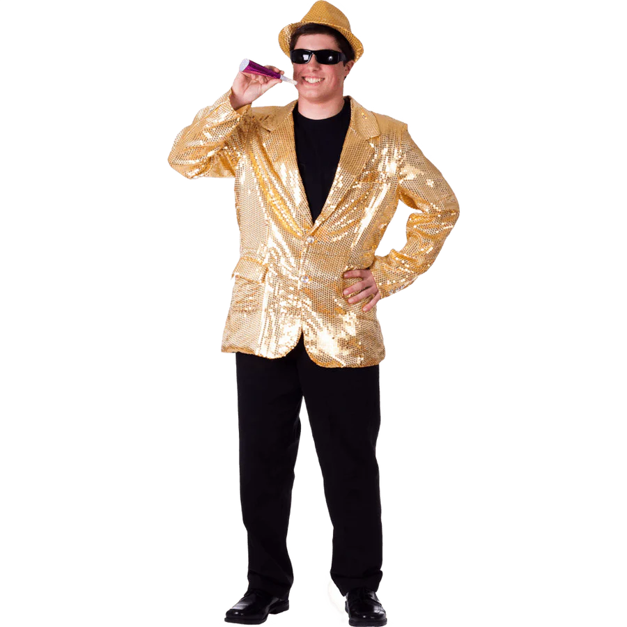 Adult Sequin Jacket - Gold