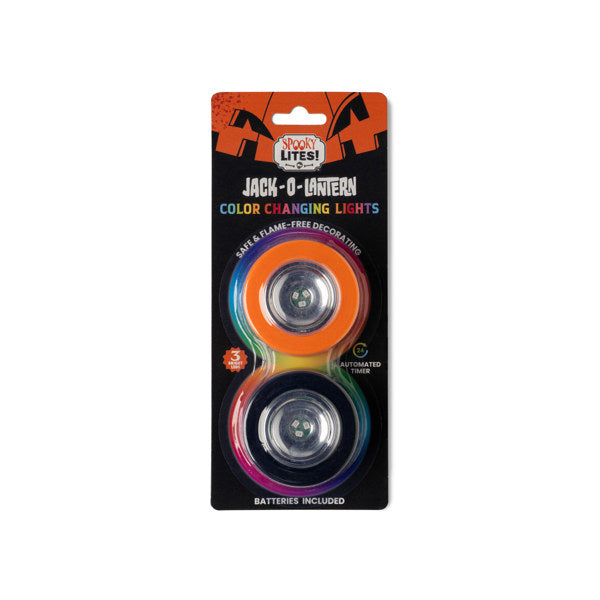 Spooky LITES! Jack-o-Lantern Color Changing Lights