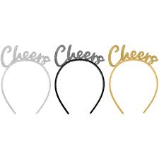 New Year - Cheers Glitter Headband 6ct