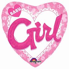 27" 3D Mylar - Baby Girl