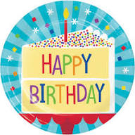 Cake Birthday -Dessert Plates 8ct