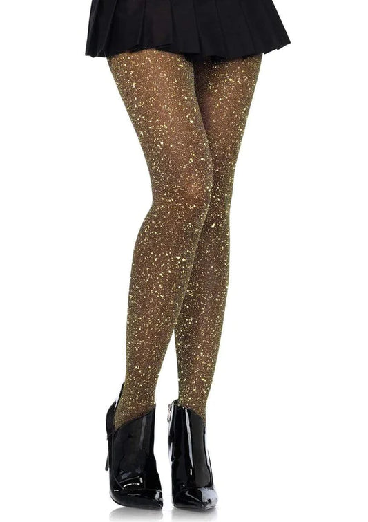 Lurex Shimmer Tights - Gold