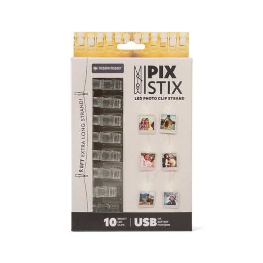 Modern Monkey - PIX STIX LED Photo Clip Strand