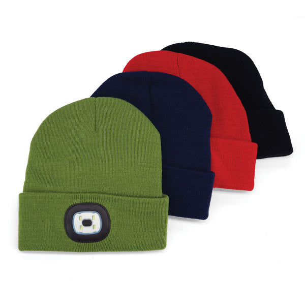Night Scope Rechargeable LED Beanie - Solid