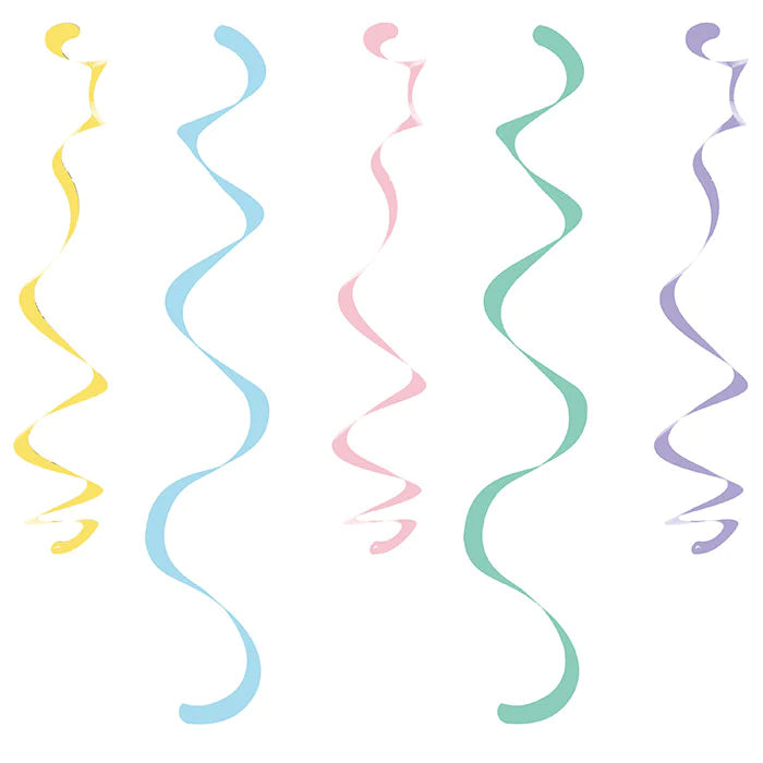 Dizzy Danglers Hanging Decorations - Pastels