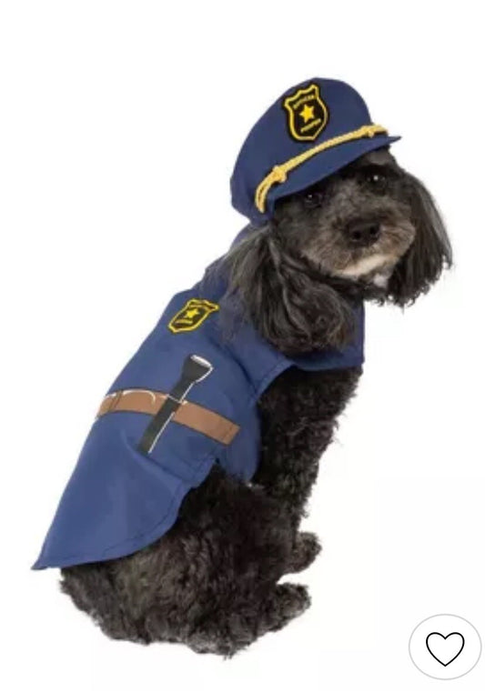 Dog Costume - Cop