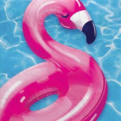 Beverage Napkins - Flamingo Summer Time 40ct