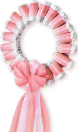 Diaper Wreath Kit - Pink