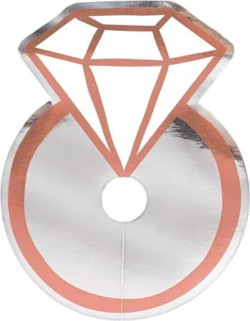 Wedding - Glass tags 18ct