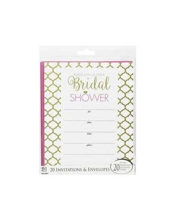 Bridal Shower Invitations 20ct