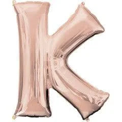 37" Rose Gold Letter - K