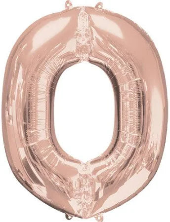 37" Rose Gold Letter - O