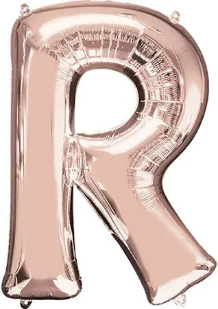 37" Rose Gold Letter - R