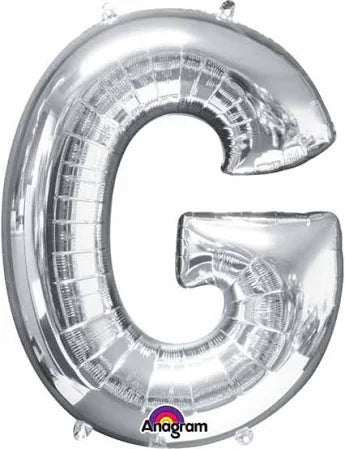 37" Silver Letter - G