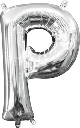 37" Silver Letter - P
