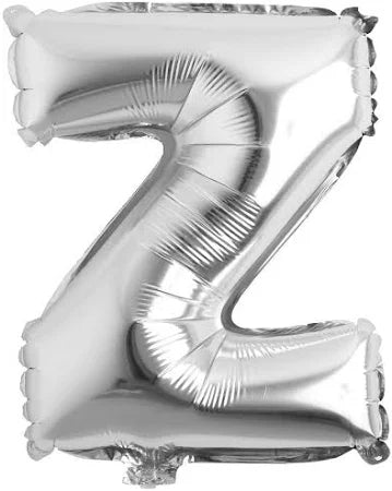 37" Silver Letter - Z