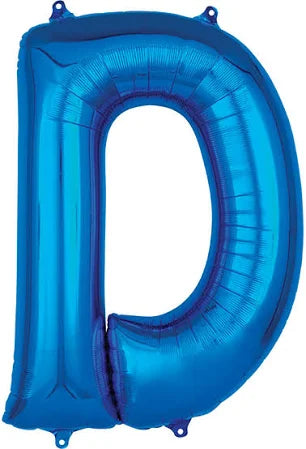 37" Blue Letter - D