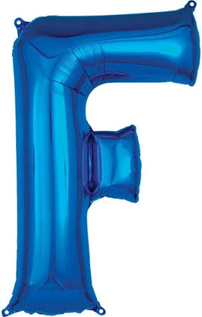 37" Blue Letter - F