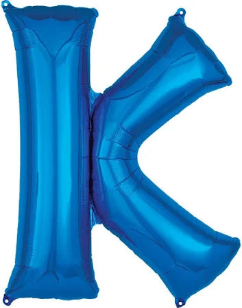 37" Blue Letter - K