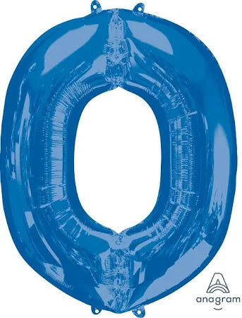 37" Blue Letter - O