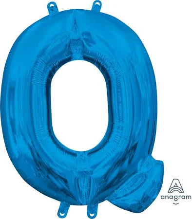 37" Blue Letter - Q