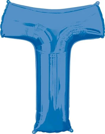 37" Blue Letter - T