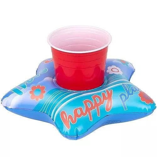 Happy Place Inflatable Drink Float