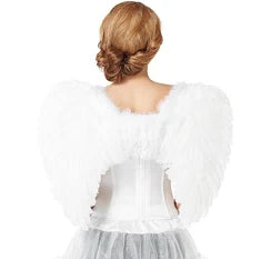 24" Feather Wings - White