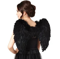 36" Feather Wings - Black