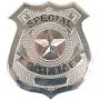 Police Badge Silver - Metal