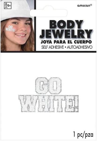 Body Jewelry - Go White
