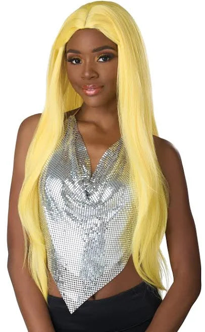 Extra Long Cosplay Wig 40" - Yellow