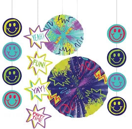 Graffiti Party - Hanging Decor 5ct