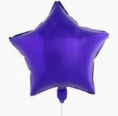18" Star Mylar - Purple