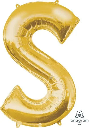 34" Gold Letter - S